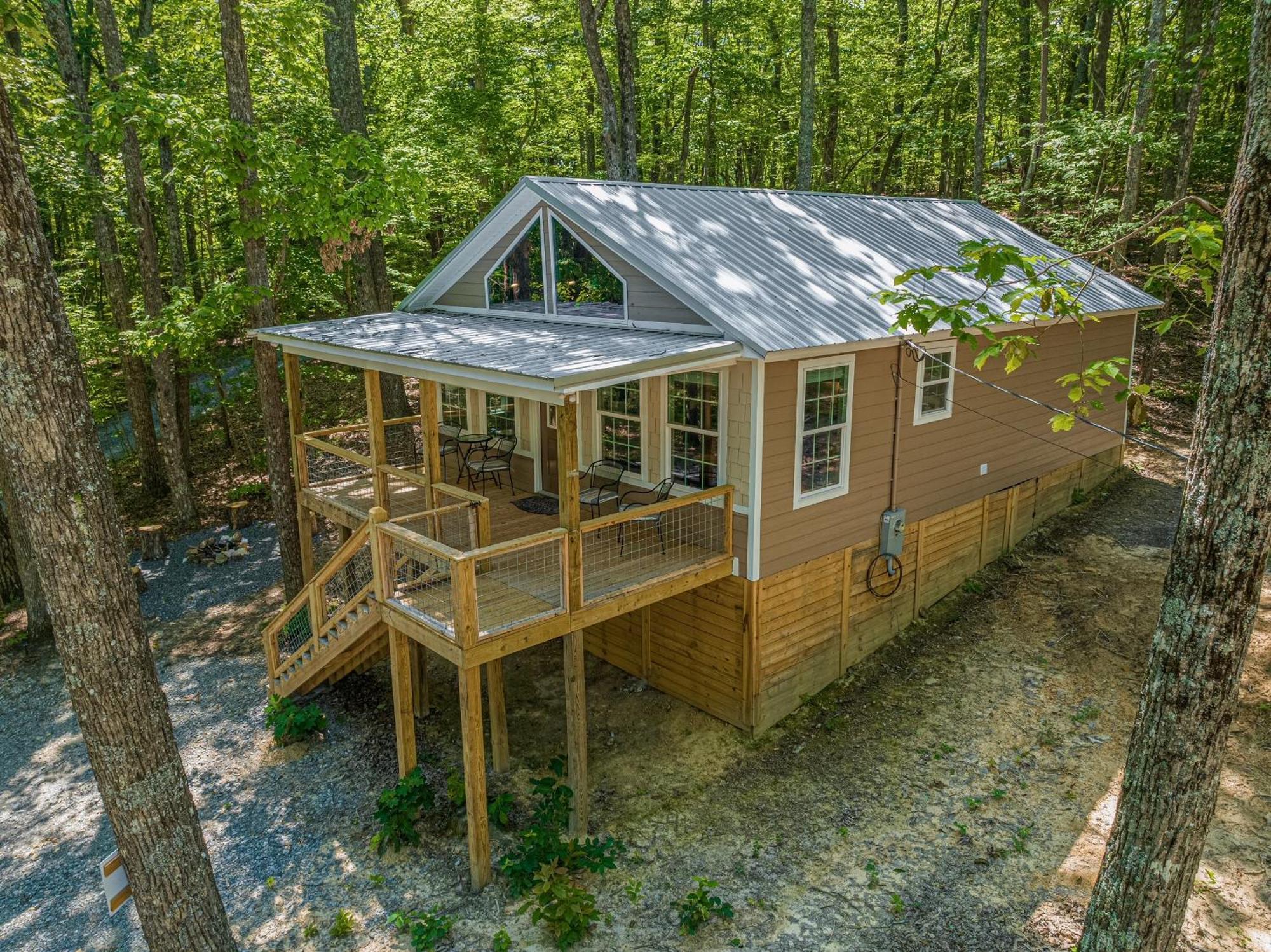 Coyote Cabin At Woodland Retreat At Desoto Beside Desoto State Park Fort Payne Εξωτερικό φωτογραφία