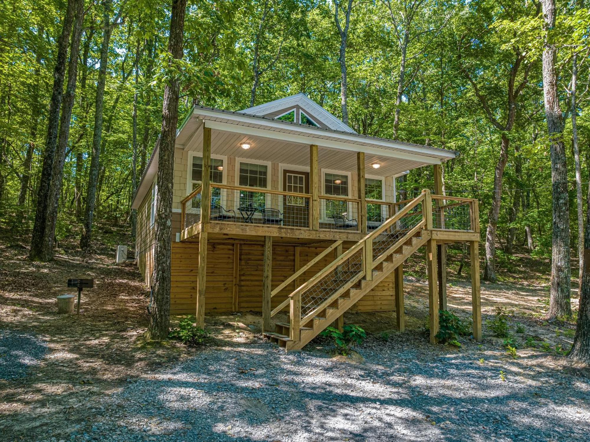 Coyote Cabin At Woodland Retreat At Desoto Beside Desoto State Park Fort Payne Εξωτερικό φωτογραφία